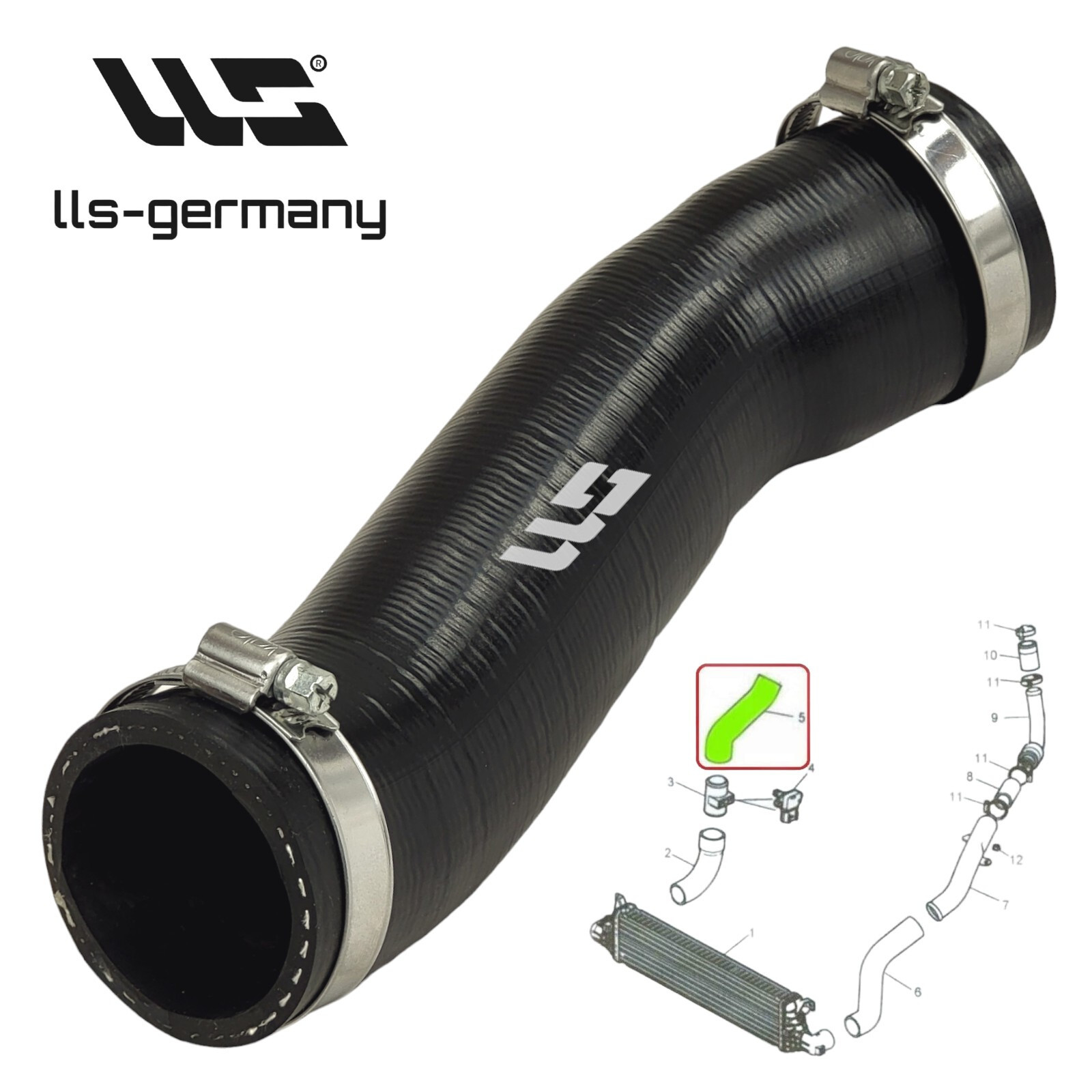 Turbo Hose For Jaguar X-Type Estate 2.2 Turbo Diesel C2S51689