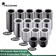 Wholesale FREEZEMOD Male Female Extended Fitting 10/20/30/40mm Brass G1/4''