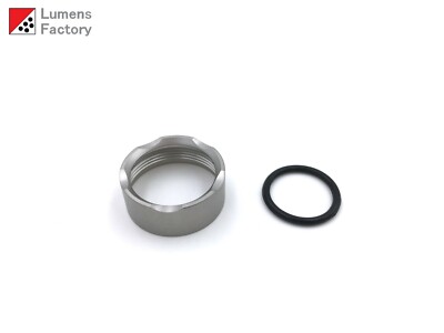 Stainless Steel Crenelated Bezel Surefire E Series E1e E2e E2D KL1