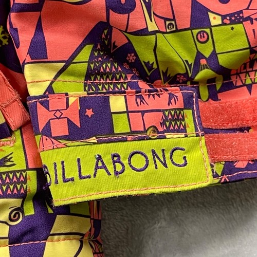 Billabong Ski Jacket Girls XL 14 yrs Pink Purple 8K Insulated Snowboard Ladybug - Picture 4 of 16