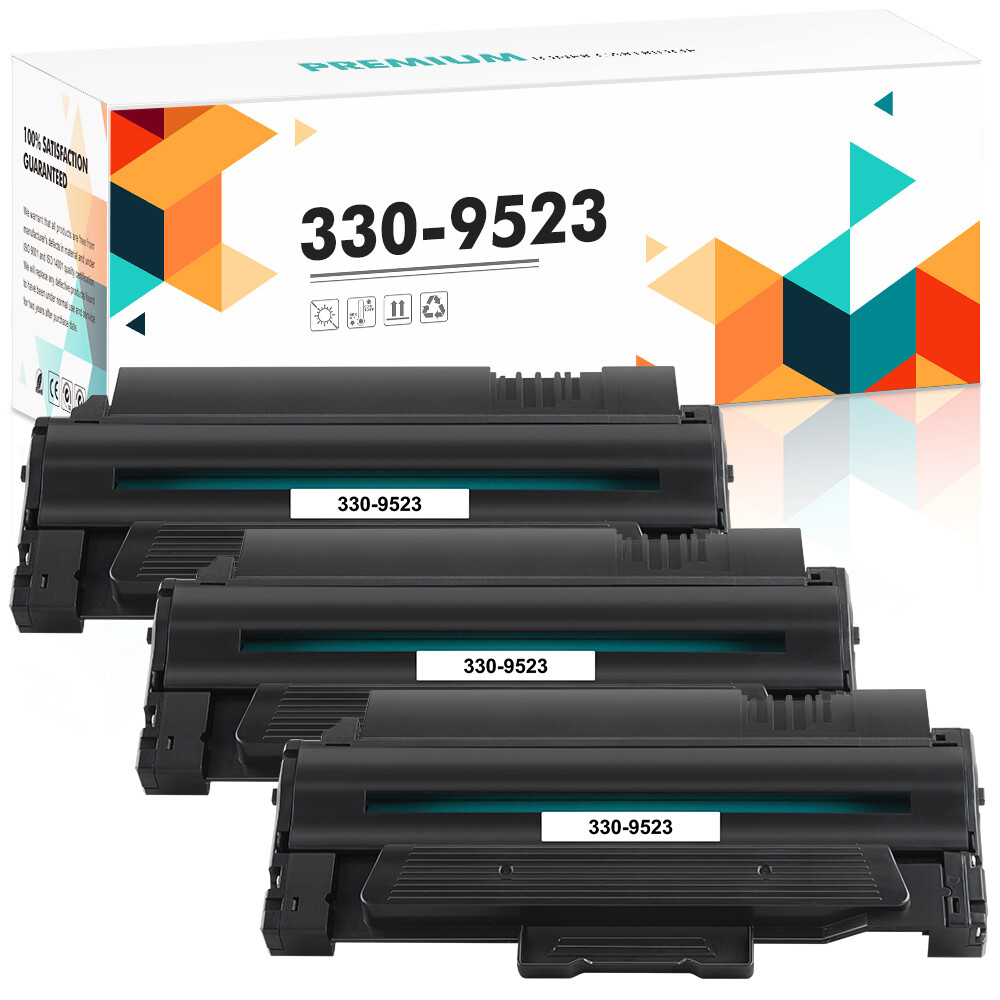 3PK 3309523 Toner Cartridge For Dell Laser 1130 1133 1130N 1135N
