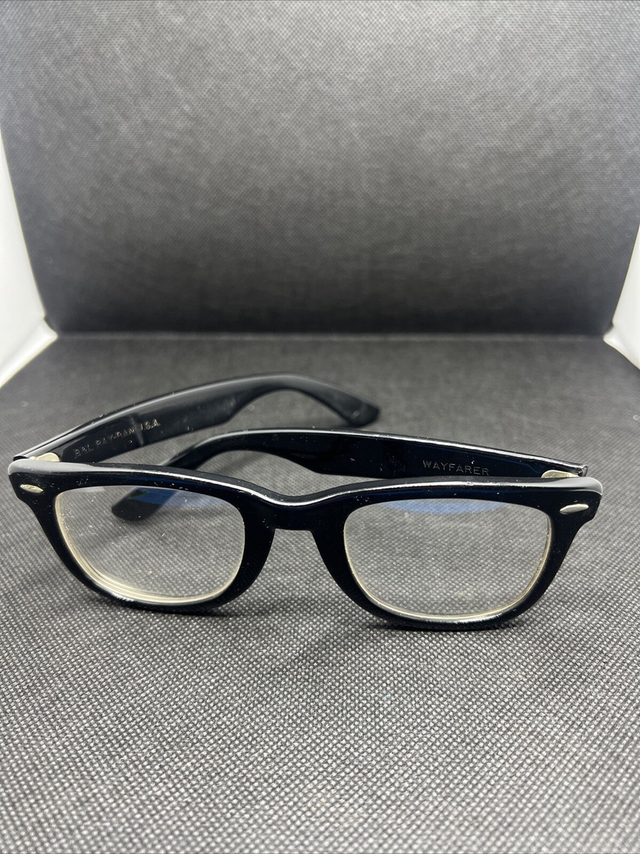 Vintage Ray Ban Wayfarer Glasses B & L 5024 Bausch And Lomb 1980s 