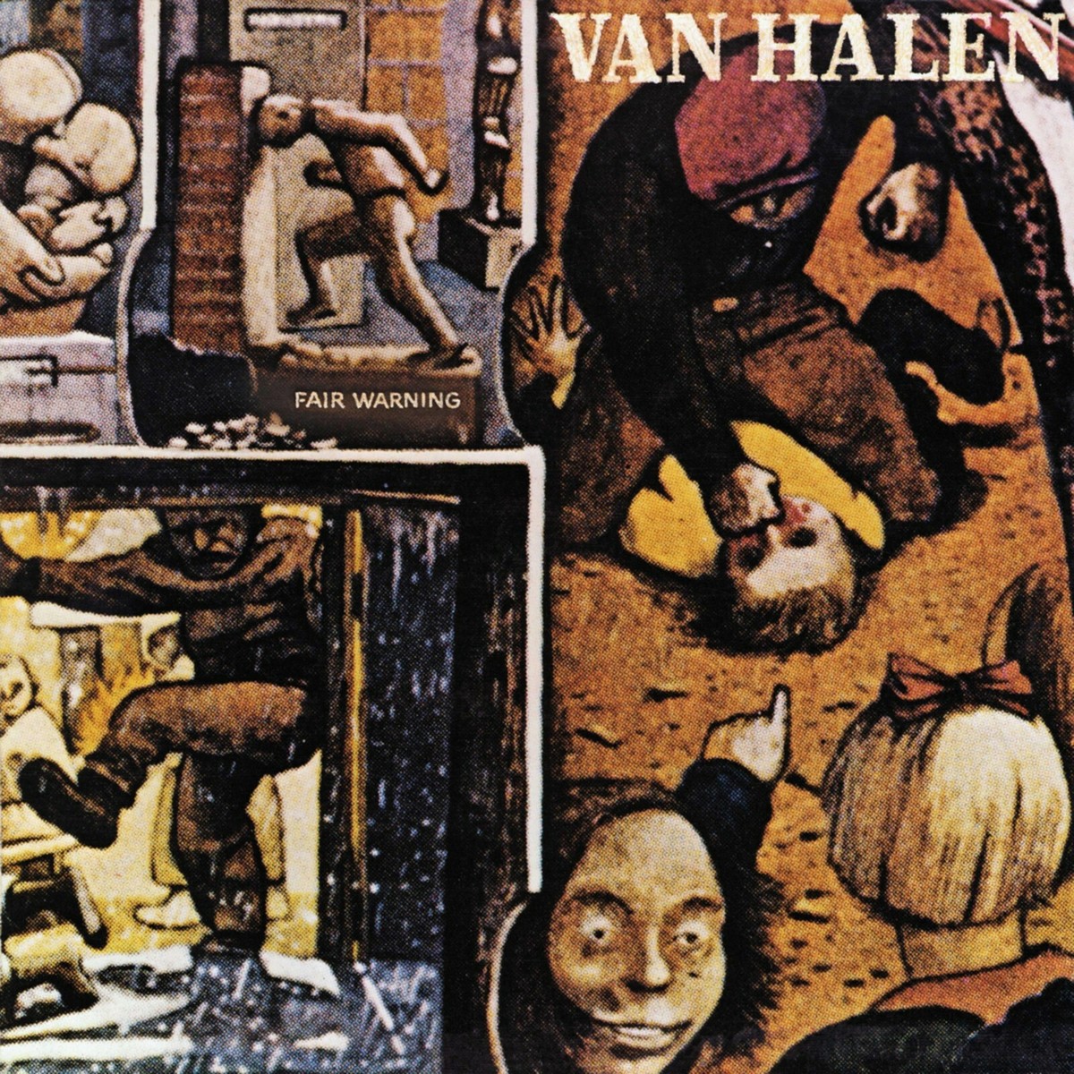VAN HALEN Fair Warning BANNER HUGE 4X4 Ft Fabric Poster Tapestry
