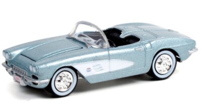 CHEVROLET Corvette 283/315 - 1961 - bluemetallic - Greenlight 1:64