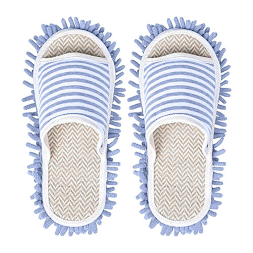 Mop Slippers for Floor Cleaning Washable Reusable Shoes Cover Microfiber Slipper