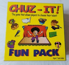Game Chuz-It Fun Pack Talent Show Family At Home Board Game Choose Your Talent 