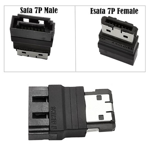 eSATA Adapter 7P Female eSATA to Male SerialATA Connection for Faster Data - Picture 2 of 6