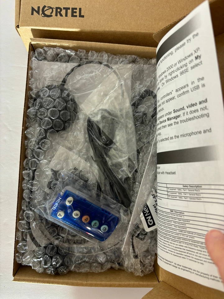 NUEVO EN CAJA 2 Nortel NTEX14MBE6 Adaptador USB Móvil Heaset con Auriculares Monoaurales GN Netcom Foto 2 de 2