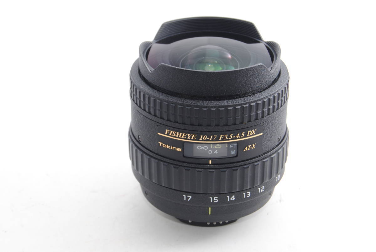 Tokina Fisheye Zoom Lens AT-X 107 DX Fisheye 10-17mm F3.5-4.5 (IF