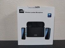 Wireless Lavalier Microphone with Noise Cancellation, 6 Hours of Battery, Wir...