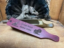   Mineral Poplar Box call w/ Purpleheart Lid     Nasty Raspy