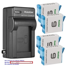 Kastar Battery AC Wall Charger for GoPro HERO9 GoPro HERO9 Black Edition Action