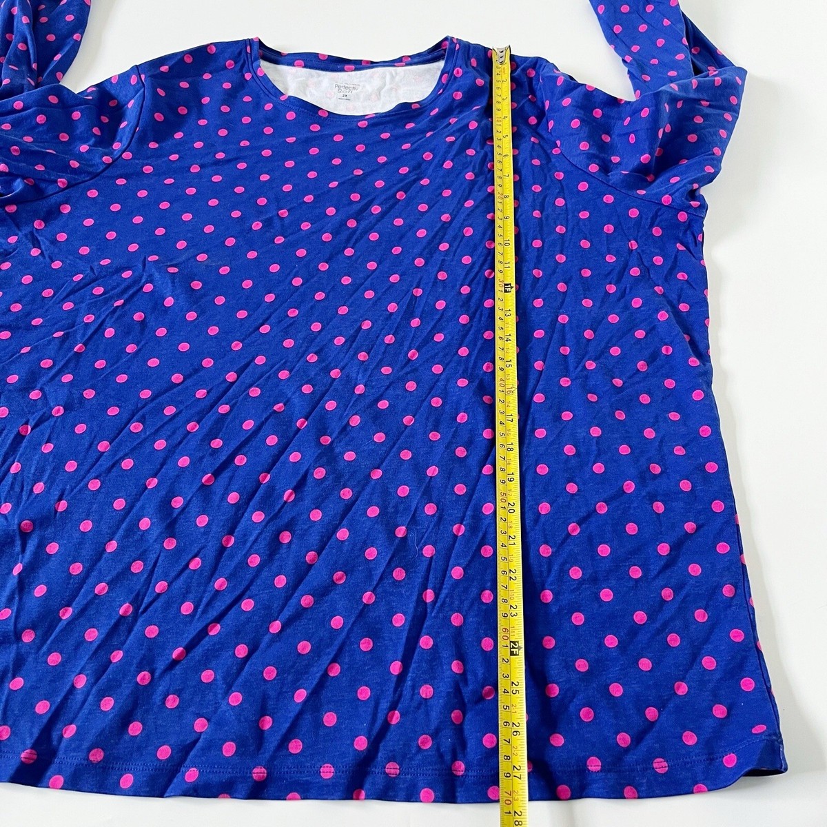 Kim Rogers Perfectly Soft 3/4 Sleeve Top Tee Shirt 100% Cotton