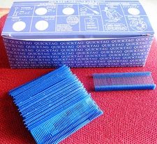 5000  1" INCH REGULAR  BLUE  PRICE TAG TAGGING  BARBS FASTENERS 