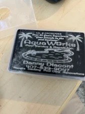 100 Metal Business Cards Custom Engraving and Logo Service | Aluminum Design