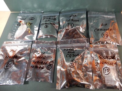 Huge Lot of High Quality Vintage IC's CD3227E CD4066BCN CA3054 CD3031AE CD4013B+