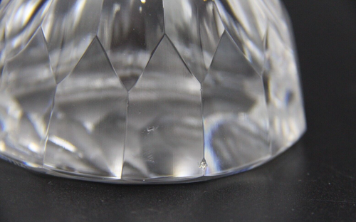 Vintage Stuart Crystal Round Faceted Paperweight - Picture 10 of 10