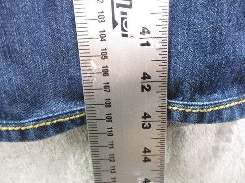 True Religion Jeans Mens 38x31 Blue Flap Pocket Embroidered Made In USA - Picture 9 of 19