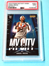 2024-25 Panini Instant WNBA My City #MC2 Angel Reese RC Rookie PSA 9 MINT