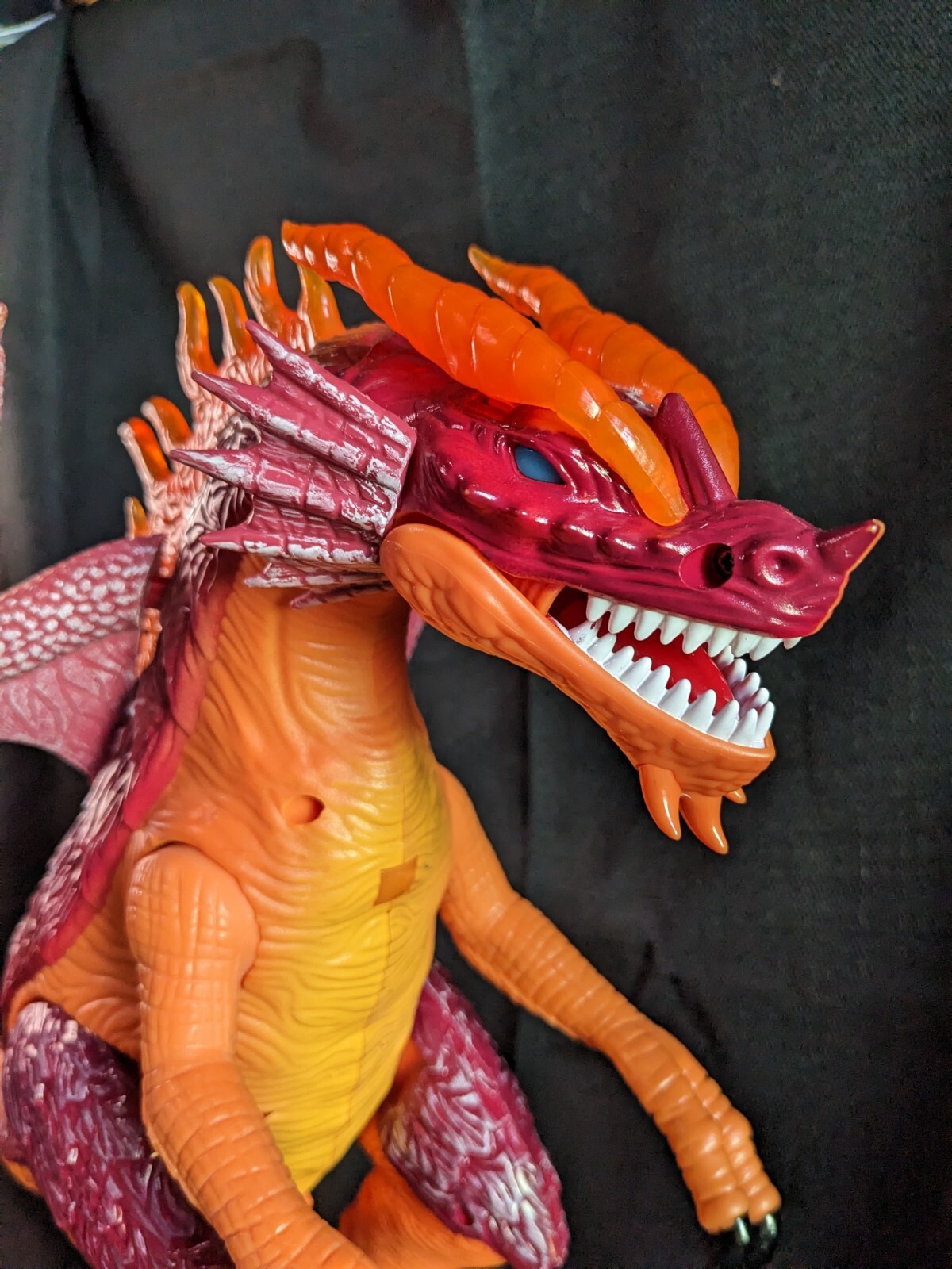 Adventure Force Vesuvius Fiery Orange Dragon Toy, not perfect, no