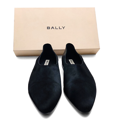 Bally Vegas Flat Loafers In Black Haircalf Leather US 11 EU  display picture 3