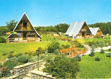 Postcard, Bucha Kr. Oschatz, training and holiday home of VEB Porzellanwerk Freiberg