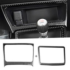 For Honda Civic 8th Gen 2006-2011 Carbon Fiber Center Console Storage Box Cover