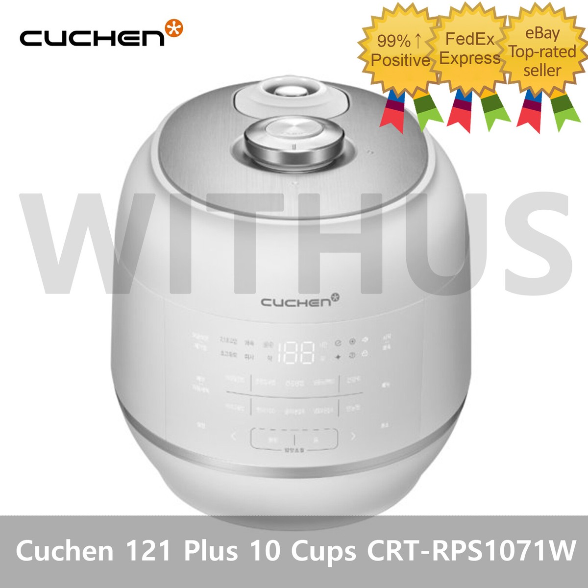 Cuchen 121 Plus IH Pressure Rice Cooker 10 Cups CRT-RPS1071W