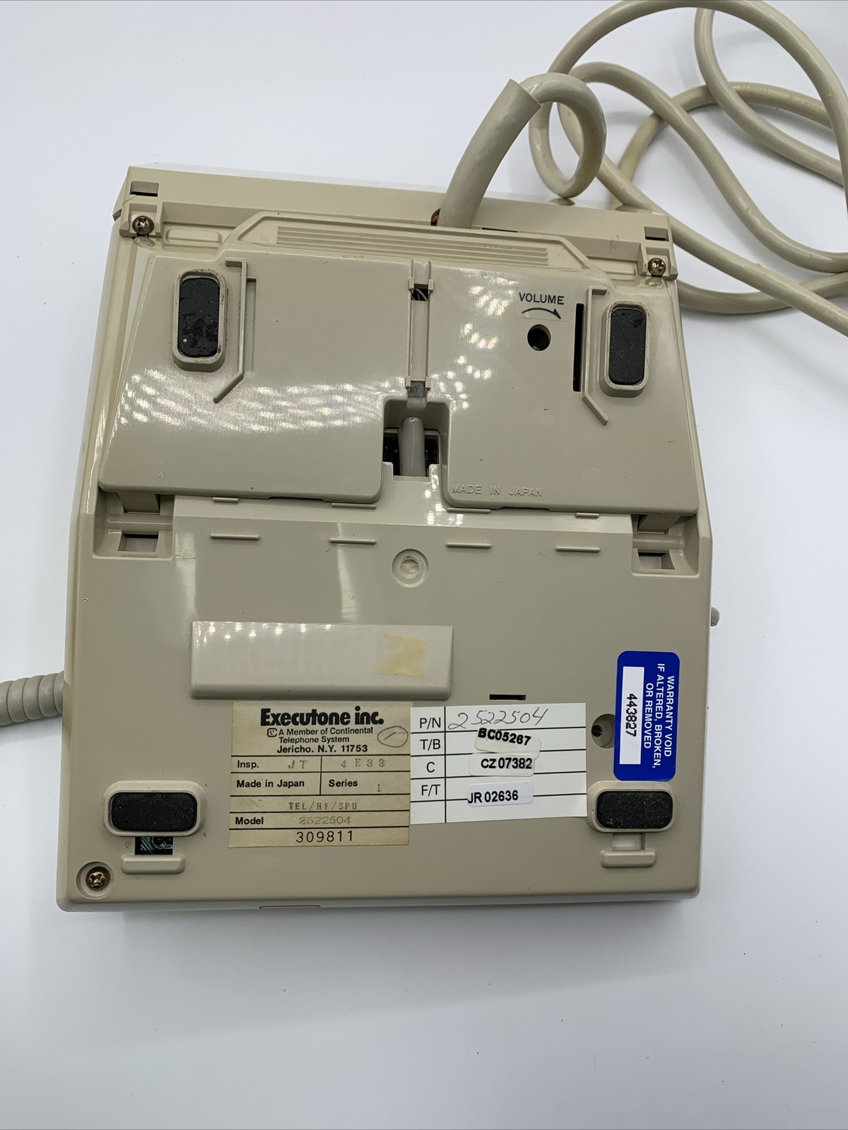 vintage Executone Equity II Model 2522504 Standard Telephone See Pics