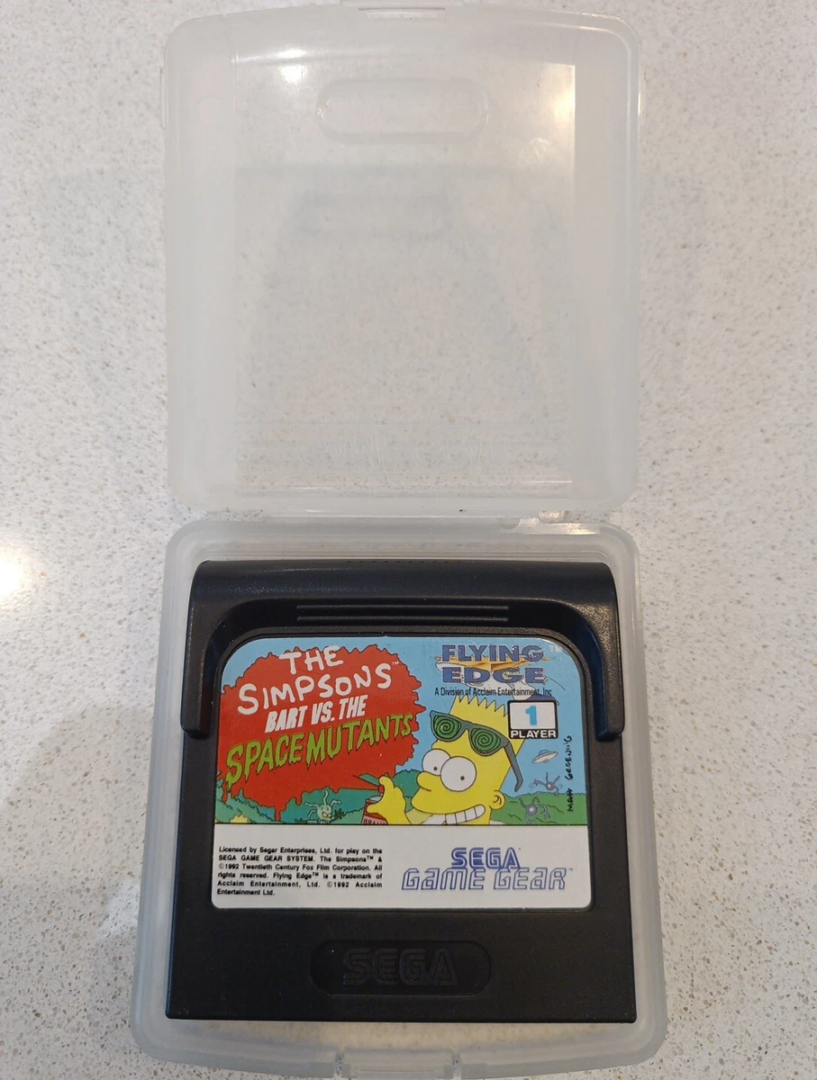 SEGA Game Gear - The Simpsons : Bart vs. The Space Mutants - PAL