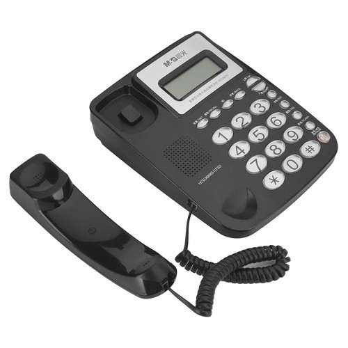 Hot Wall Mount LCD Telephone Corded Office Landline Caller Phone Home Display - Zdjęcie 44 z 132