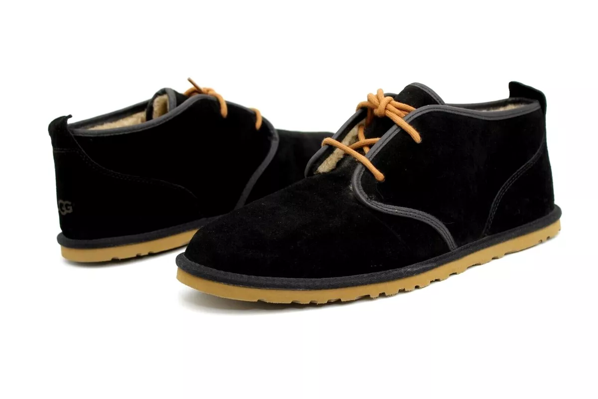 UGG Maksim Boots Black Suede Wool Chukka Boots US Size 11 Men eBay