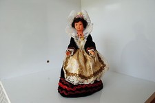 (N°8) ANCIENNE POUPEE FOLKLORIQUE DOLL PETITCOLLIN REGION BRETAGNE PONT-AVEN