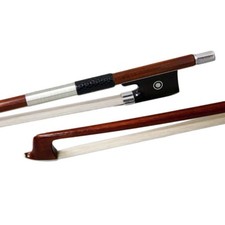 High Quality 4/4 Violin Bow A Grade Pernambuco Wood Stick Silver Parts/Wrap