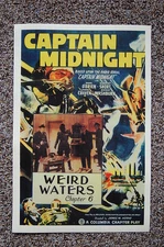 Captain Midnight Lobby Card Movie Poster Wired Waters