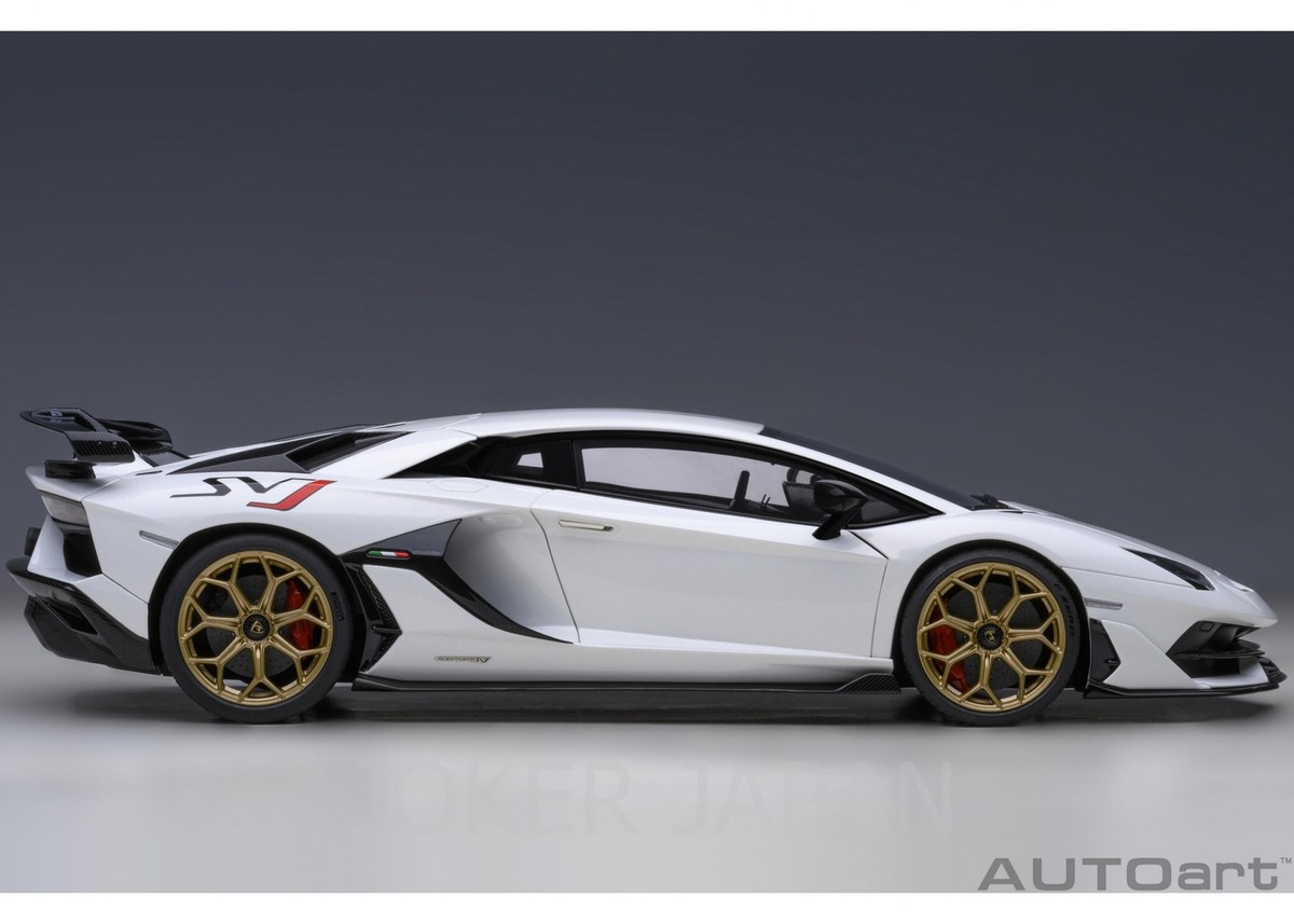 AUTOart Lamborghini Aventador SVJ (Pearl White) 79217 1/18 JDM | eBay