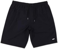 NEFF Men's Standard 9" Quick Dry Swim Trunks with Lining Black NWT XL