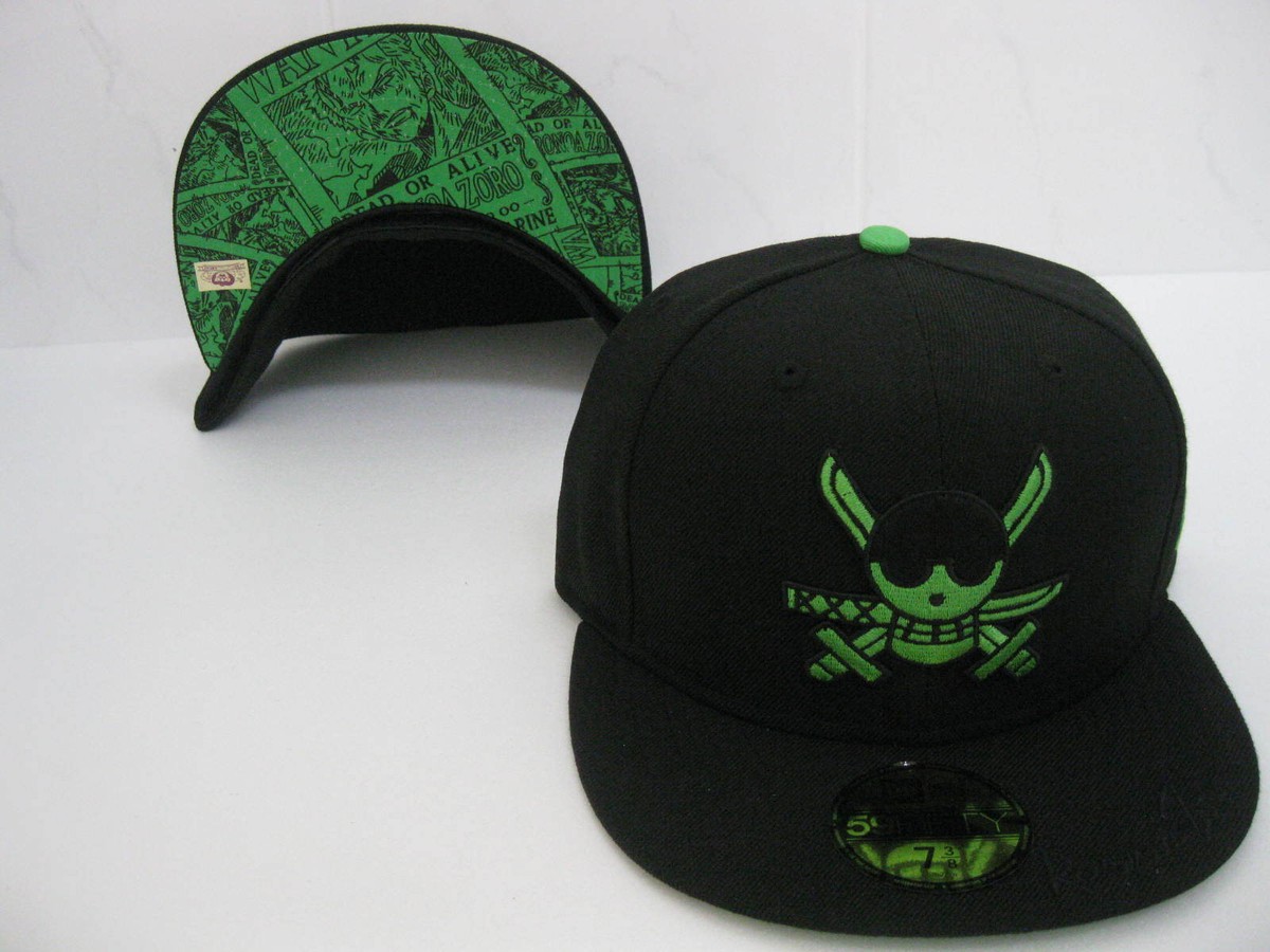 NEW ERA 59FIFTY ONE PIECE ZORO 59FIFTY FITTED CAP black/green | eBay