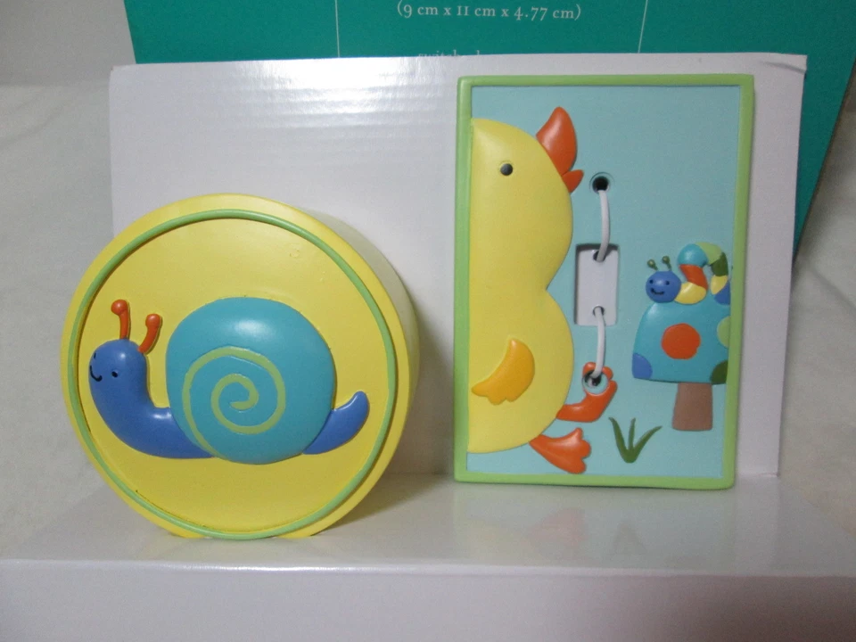 2 piezas Tiddliwinks IN THE POND Colección Luz Nocturna e Interruptor Placa Cubierta NUEVO Foto 2 de 4