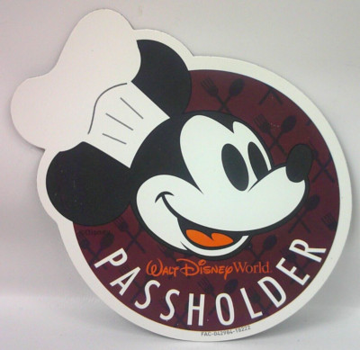 Disney Parks 2018 Chef Mickey Car Magnet Annual Passholder WDW APH Food & Wine