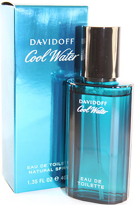 COOL WATER BY DAVIDOFF 1.3/1.4 OZ EDT SPRAY FOR MEN NEW IN BOX