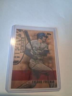 Freddie Freeman 2025 Topps Series 2 Heavy Lumber SSP Wood Insert Dodgers HL-11