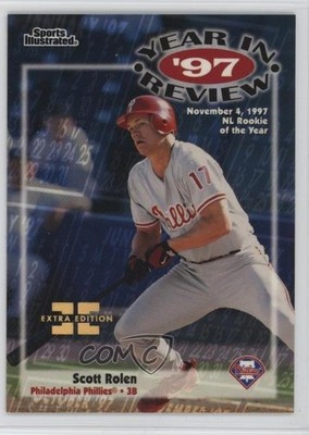 1998 Fleer Sports Illustrated '97 Year in Review Extra Edition Scott Rolen 04br
