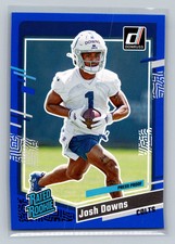 2023 Donruss #345 Josh Downs Press Proof Blue