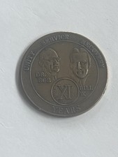 11 Years AA Recovery Medallion Chip Dr Bob Bill W Vintage Alcoholics Anonymous