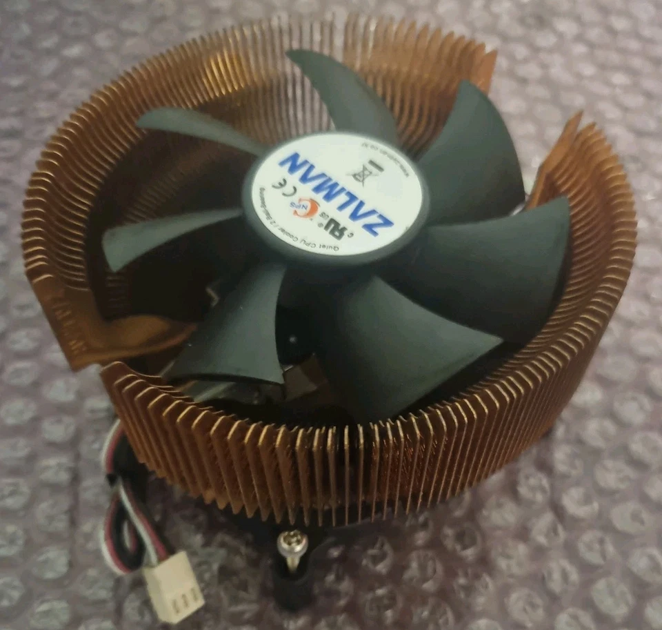 Zalman Intel CPU Cooler Copper LGA 775 1155 1156 1150 1151 1200 + AMD - Image 3 of 4