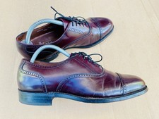 BOSTONIAN Goodyear Welted Burgundy Leather Shoes U.S. Size 8.5 | Made In USA