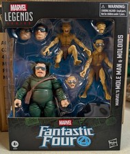 Marvel Legends Series Fantastic Four Classic Mole Man & Moloids MIB FF