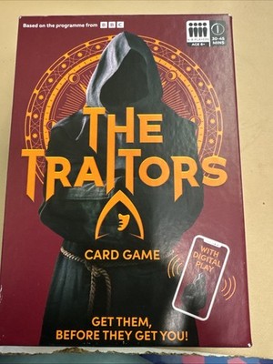 BBC'S THE TRAITORS KARTENSPIEL Murder Mystery Popualr Game Show 4-8 Spieler Alter 8+