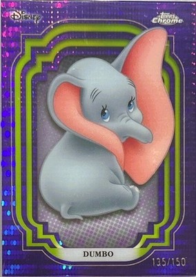 014  - Dumbo - Disney Topps Chrome 2024  - Violett/Grün 135/150